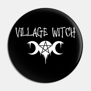 Wiccan Occult Satanic Witchcraft Village Witch Pin