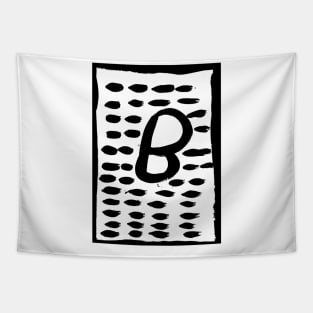 The letter B painting Tapestry