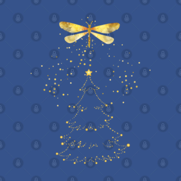 Disover dragonfly christmas tree - Dragonfly Christmas Tree - T-Shirt