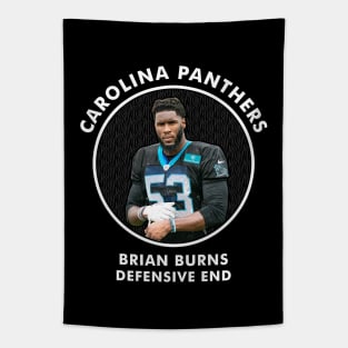 BRIAN BURNS - DE - CAROLINA PANTHERS Tapestry