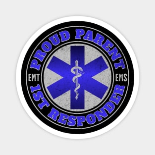 Proud Parent of a First Responder Magnet