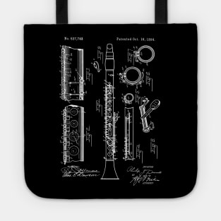 Clarinet Patent Blueprint from 1894 Tote