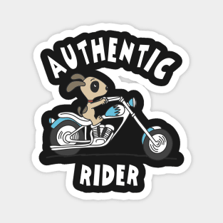 Puppy Authentic Rider Magnet