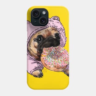 Donut pug Phone Case