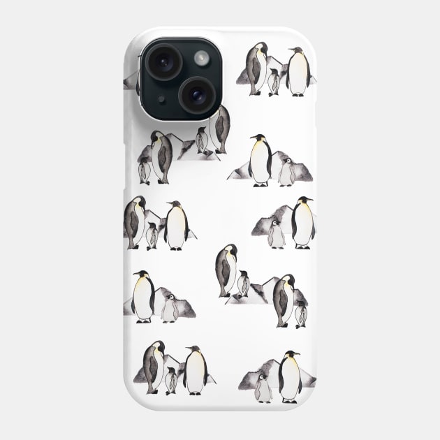 Penguins Phone Case by Dessi Designs