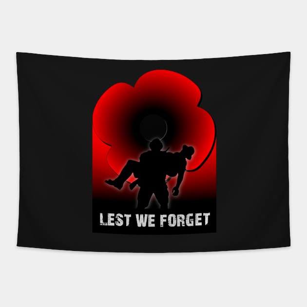 Lest we Forget Tapestry by Hunter