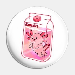 Axolotl Juice Box Pin