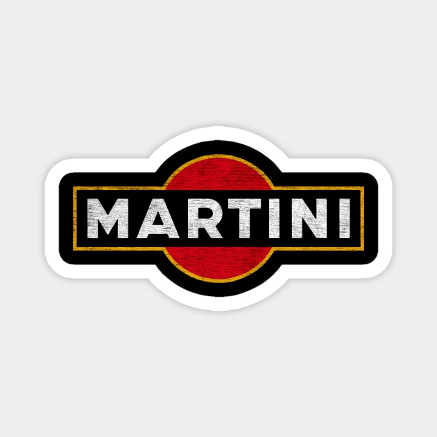 vintage racing martini Magnet by Wellcome Collection