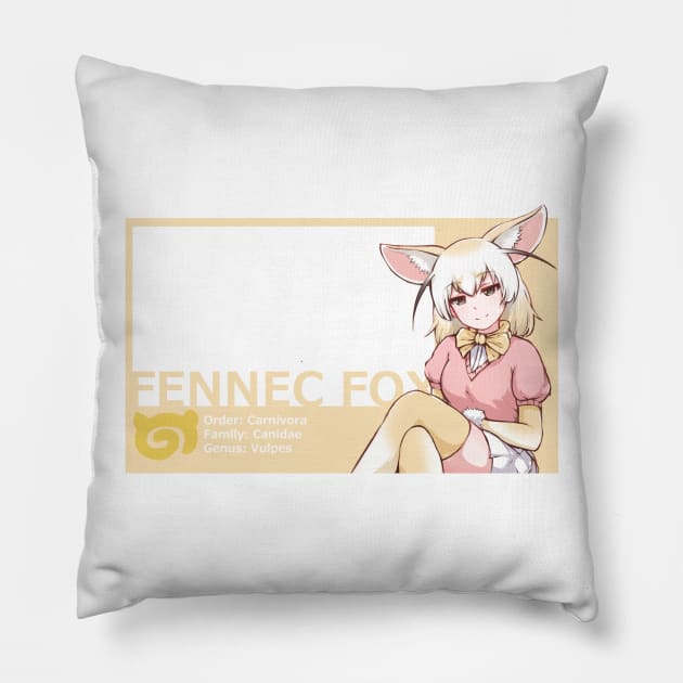 fennec mug [kemono friends] Pillow by DiscoBrando