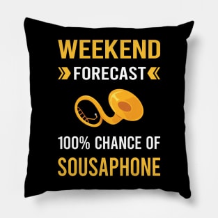 Weekend Forecast Sousaphone Pillow