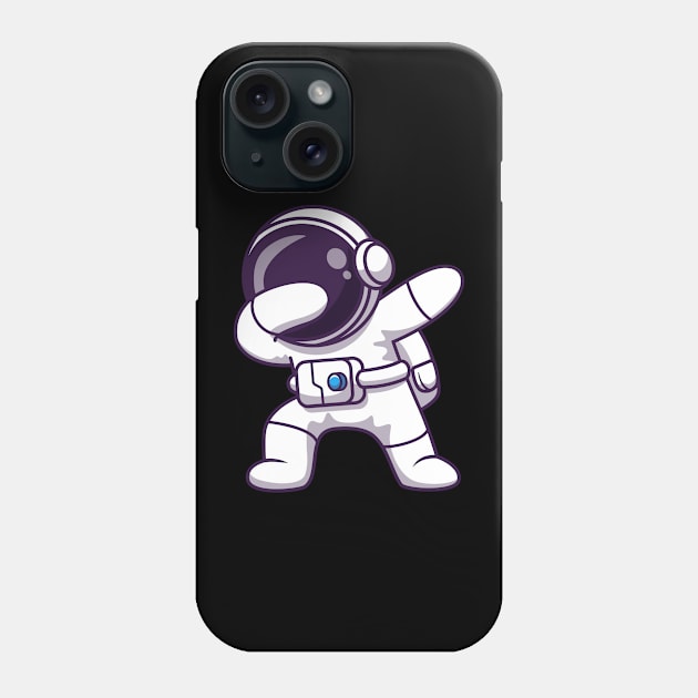 Astronaut emoticon Phone Case by Ochax store