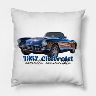 1957 Chevrolet Corvette Convertible Pillow