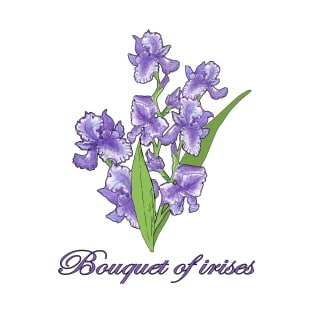 Irises-Spring flowers T-Shirt