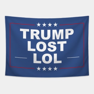 Trump Lost LOL Flag Tapestry