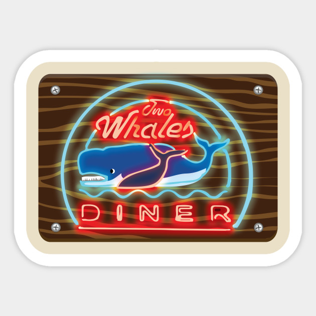 Two Whales Diner By Annsaltypaw