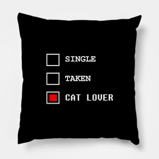 cat lover forever statement quote meme merch Pillow