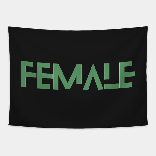 FEMALE font 5 Tapestry by mcmetz