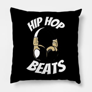 Hip Hop Beats Rap Music Design 90s Kopfhörer Pillow