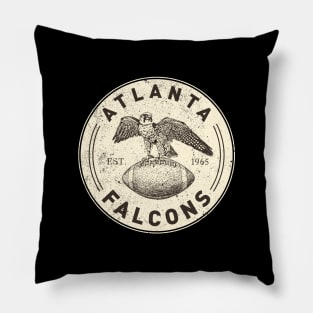 Vintage Atlanta Falcons by Buck Tee Originals Pillow