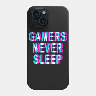 GAMING - GAMERS NEVER SLEEP - TRIPPY 3D GAMING Phone Case