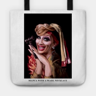 Bianca with a Pearl Necklace Tote