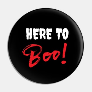 Here to Boo Pin