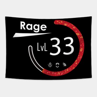 Rage level 33 Tapestry