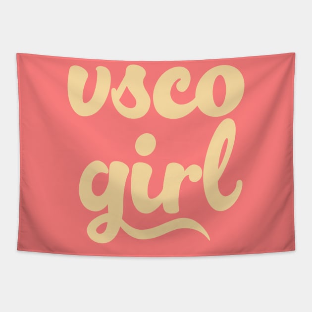 VSCO GIRL / Typography Gift Design Tapestry by DankFutura