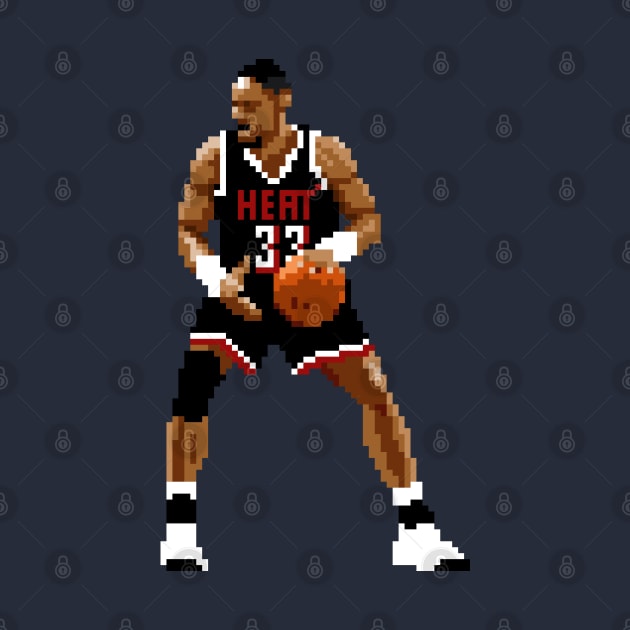 Alonzo Mourning Pixel Dribble. by qiangdade