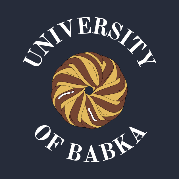 University of Babka by Scrabble Shirt Bizarre