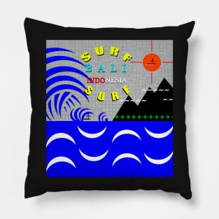 Surf Bali design A Pillow