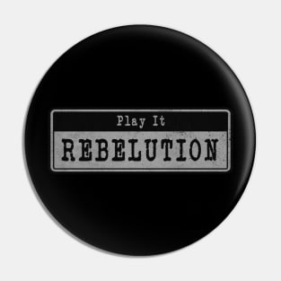 Rebelution // Vintage Fanart Tribute Pin