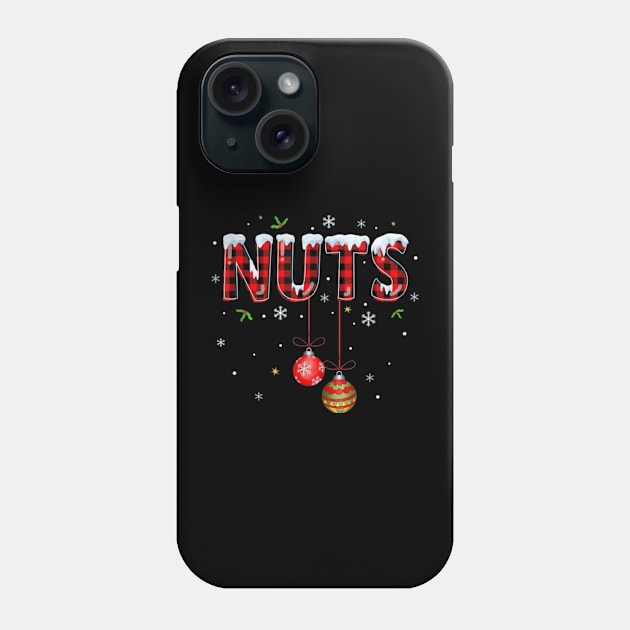 Chest Nuts Matching Chestnuts Funny Christmas Couples Nuts Phone Case by MARBBELT