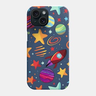 Space View -Stars In Space Pattern Phone Case