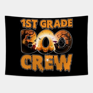 Funny Halloween 1St Grade Boo Crew Tee Gifts Tapestry