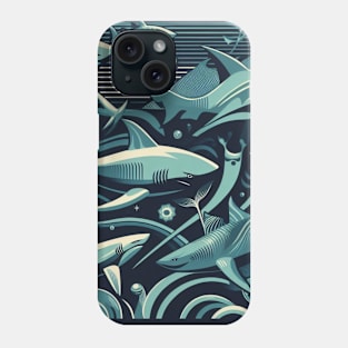 School of Sharks Phone Case