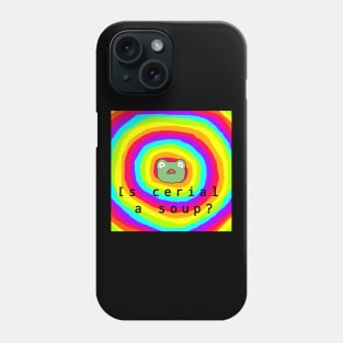 Phsycadelic frog Phone Case