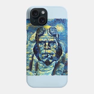 Hellboy Van Gogh Style Phone Case