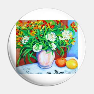 Citrus Still Life Pin