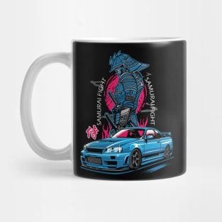 R34 Skyline Mug - Coffee Mug for Car Guys