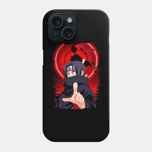 ITACHI UCHIHA MERCH VTG Phone Case by Melesz.Ink Tattoo