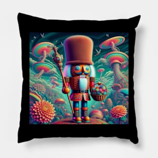 Trippy nutcracker Pillow