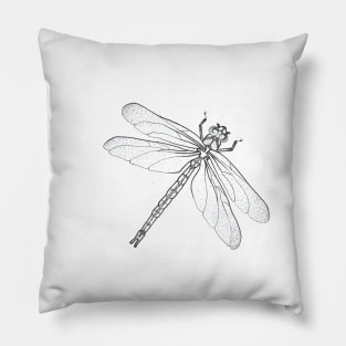 dotted dragonfly Pillow