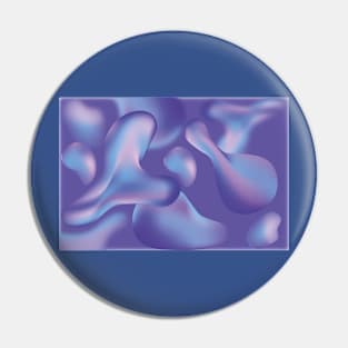 Abstract Artwork Iridescence Liquid Holographic Pin