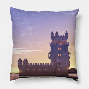 Torre De Belem, Portugal Pillow