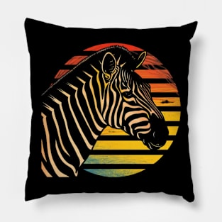 Zebra Grassland Habitats Pillow