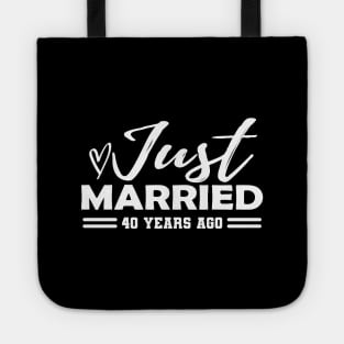 40th Wedding Anniversary - 40 years anniversary Tote