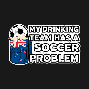 New Zealand Soccer Drinking Team T-Shirt