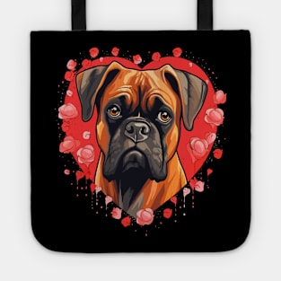 Boxer Valentine Day Tote