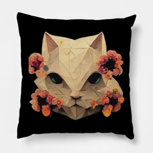 artistic cat Pillow